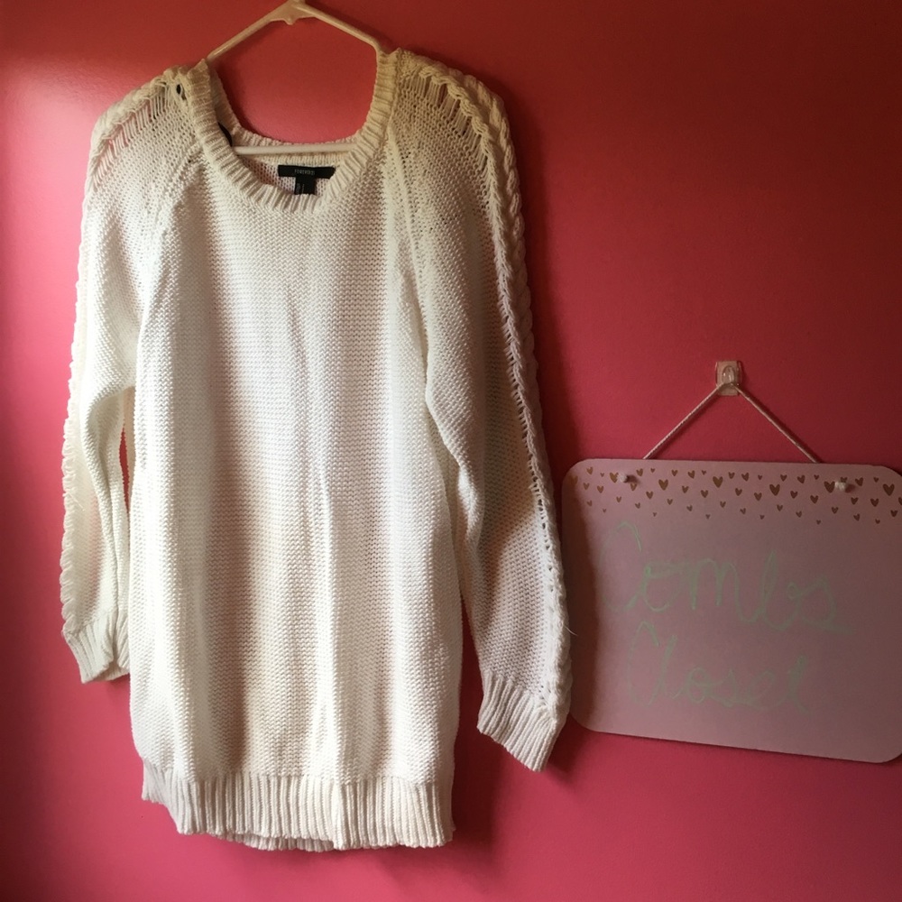 White Forever 21 Sweater
